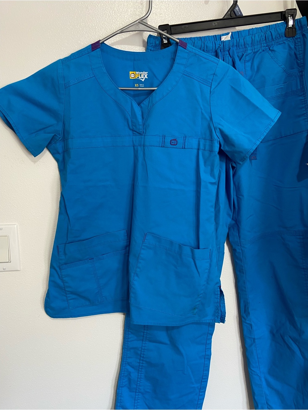 WonderWink Blue Scrub Set